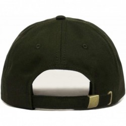 Baseball Caps Whatever Baseball Embroidered Unstructured Adjustable - Olive - C718NNQ4Q32 $27.42