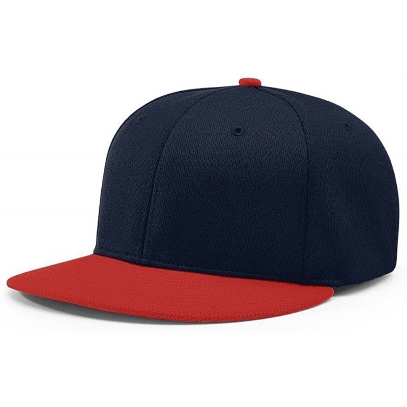 Baseball Caps PTS40 DRYVE R-Flex FIT PTS 40 Baseball HAT Ball Cap - Navy/Red - CH186XOHT7S $13.27