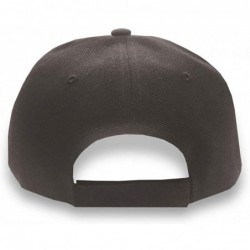 Baseball Caps Custom Baseball Hat Bowling Splash Embroidery Team Name Acrylic Structured Cap - Dark Gray - CC18QWL0E3U $28.01