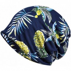 Skullies & Beanies Chemo Cancer Sleep Scarf Hat Cap Cotton Beanie Lace Flower Printed Hair Cover Wrap Turban Headwear - C4196...