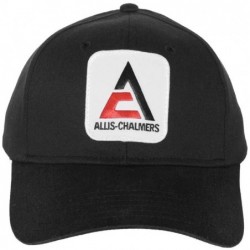 Sun Hats Allis Chalmers Solid Black Hat - C511GZA9DL7 $21.38