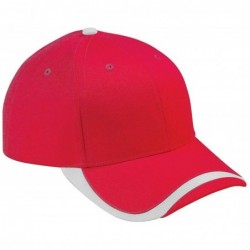 Baseball Caps Sport Wave Baseball Cap (SWTB) - Red/White - C1114K9VL2F $12.13