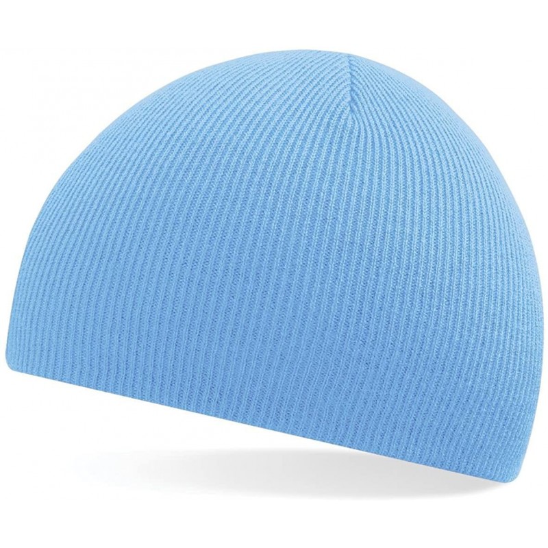 Skullies & Beanies Pullon Beanie from Choose from 11 Colours - Black - CU11JZ07T6V $11.95