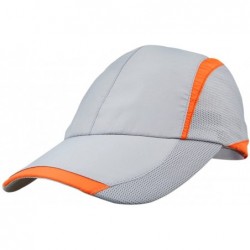 Baseball Caps Unisex Baseball Cap-Lightweight Breathable Running Quick Dry Sport Hat - J-style 3 Grey - CY18D3NDSRR $22.38