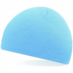 Skullies & Beanies Pullon Beanie from Choose from 11 Colours - Black - CU11JZ07T6V $11.95