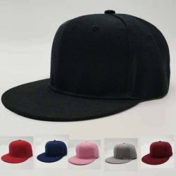 Baseball Caps Men Women Custom Flat Visor Snaoback Hat Graphic Print Design Adjustable Baseball Caps - Purple - CK18GEANRUH $...