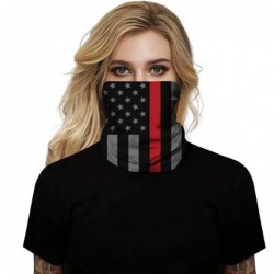 Balaclavas Seamless Bandanas Balaclava Face Mask Neck Gaiter Tie Dye Print for Men Women - American Flag - CP197W9IWRI $13.40