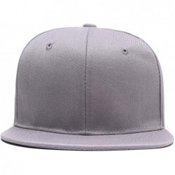Baseball Caps Custom Embroidered Hip-hop Hat Personalized Adjustable Hip-hop Cap Add Your Text - Gray - CN18H583ODS $24.74
