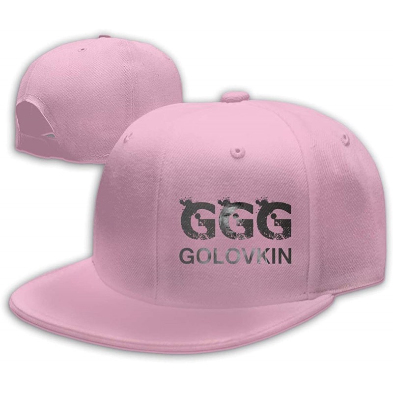 Baseball Caps Men&Women Baseball Hat Gennady Golovkin GGG Baseball Cap Black - Pink - C718KZQOG25 $23.33
