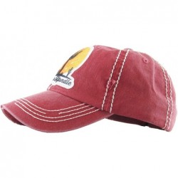 Baseball Caps Hard to Handle Ladies Vintage Trucker Hat Adjustable Mesh Cap - Maroon - CP18E9U6MZN $34.33