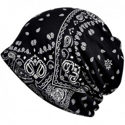 Skullies & Beanies Cotton Fashion Beanies Chemo Caps Cancer Headwear Skull Cap Knitted hat Scarf for Women - 4pack - CG18XXK9...