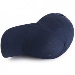 Baseball Caps Baseball Cap Men Women Cotton Dad Hat Adjustable Trucker Hat Solid Color Sports Visor Hats - Blue - CC18OSNNYAA...