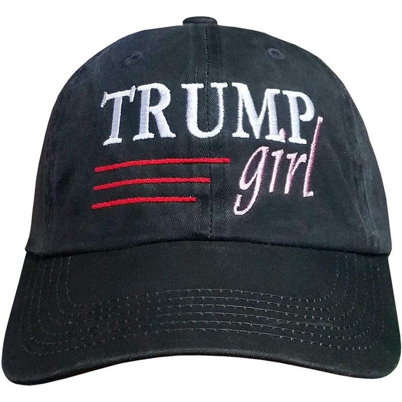 Baseball Caps MAGA Man Hat - MAGA Women are Special Cap - Trump Hat - Distressed Black Hat - Trump Girl - C618QQ0SY72 $21.57