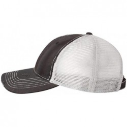 Baseball Caps Bounty Dirty-Washed Mesh Cap - Black/Silver - CA118LPHBZ5 $20.99