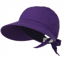 Visors Women's Classic Quintessential Sun Wide Visor Golf Hat - Purple - C311LBM5481 $20.67