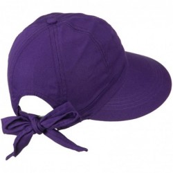 Visors Women's Classic Quintessential Sun Wide Visor Golf Hat - Purple - C311LBM5481 $14.77