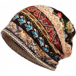 Berets Women Ladies Winter Knitting Hat Warm Artificial Wool Snow Ski Caps With Visor - T-coffee - CV18LN6ZEGH $17.85