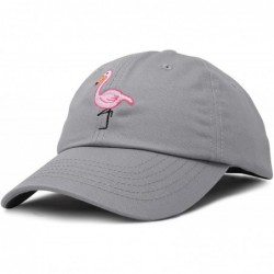 Baseball Caps Flamingo Hat Women's Baseball Cap - Gray - CE18M642CX5 $23.26