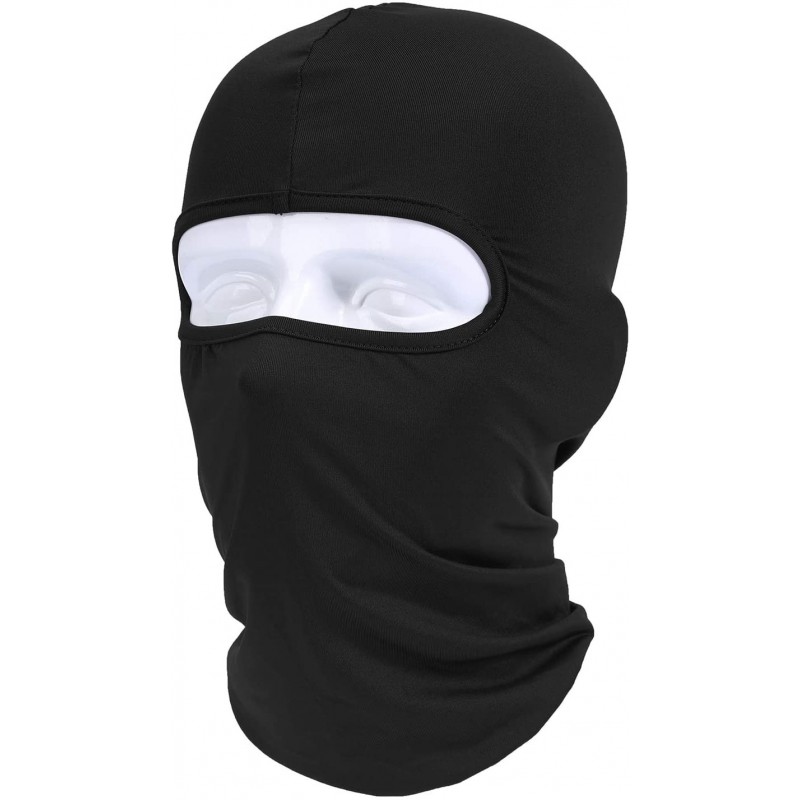 Balaclavas Balaclava Face Mask Hot Weather Summer UV Protection- Black - 1-black - CK18X5UWNE9 $13.58