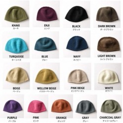 Skullies & Beanies Kufi Hat Mens Beanie - Cap for Men Cotton Hand Made 2 Sizes by Casualbox - Purple - C618CALX9RT $22.16