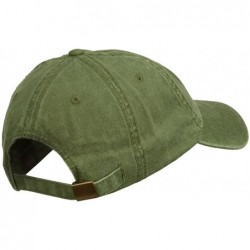 Baseball Caps Vietnam Veteran Embroidered Pigment Dyed Brass Buckle Cap - Olive - CG11P5I7HS7 $31.48