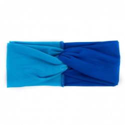 Headbands Leopard Headbands Hairbands Headband Bandanas - Light Blue Blue - CY18WZ27ULN $45.18