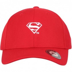 Baseball Caps Superman Shield Embroidery Baseball Cap AC3260 - Smallred - CW18M0YQ3SY $36.39