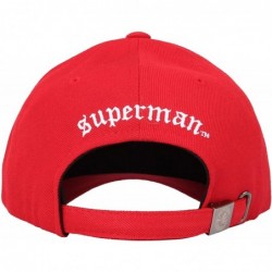 Baseball Caps Superman Shield Embroidery Baseball Cap AC3260 - Smallred - CW18M0YQ3SY $36.39