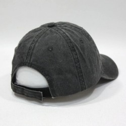 Baseball Caps Vintage Washed Cotton Adjustable Dad Hat Baseball Cap (Charcoal Gray) - C91867W3EK6 $19.55
