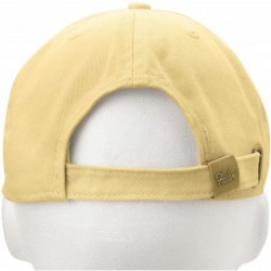 Baseball Caps 12-Pack Wholesale Classic Baseball Cap 100% Cotton Soft Adjustable Size - Light Yellow - C618E6LKT8A $63.94