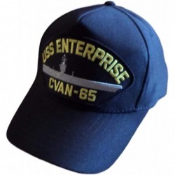 Baseball Caps USS Enterprise CVAN-65 Navy Ship HAT U.S Military Official Ball Cap U.S.A Made - C4186RXI95A $43.74