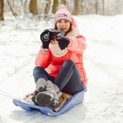 Skullies & Beanies Winter Pom Pom Beanie Men & Women Siberian Mom Husky Dog Pet Embroidery 1 Size - Black Grey - CY18A0E9WN6 ...