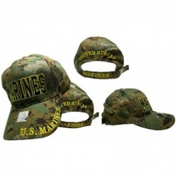 Skullies & Beanies Licensed USA USMC Marine Corps Marines Cap/HAT - MARPAT ACU CAMO Cap Hat - C612N46FNWH $24.69