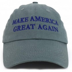 Baseball Caps Made in USA Donald Trump Soft Cotton Cap - Make America Great Again Embroidered - Charcoal - C512JDJY38Z $29.14