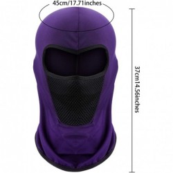 Balaclavas 4 Pieces Summer Balaclava Face Cover Windproof Fishing Cap Breathable Full Face Cover for Outdoor Activities - CS1...