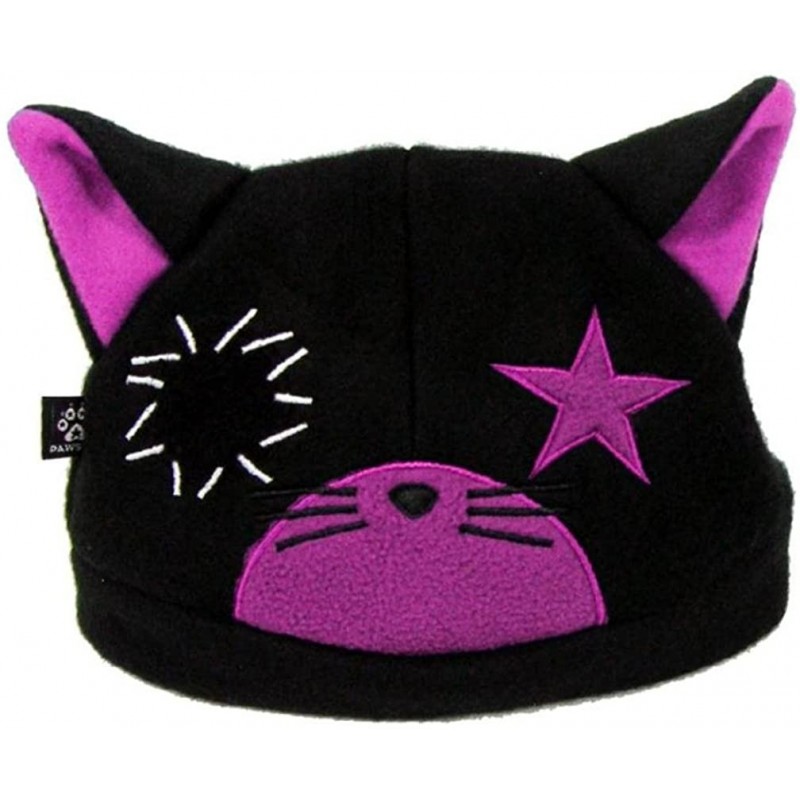 Skullies & Beanies Adult's Ragdoll Kitty Cat Fleece Hat - Hot Pink - CO11I6EFN65 $41.38