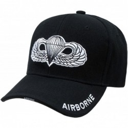 Baseball Caps US Military Legend Branch Logo Rich Embroidered Baseball Caps S001 - Airborne - CQ11JZ3OH8B $33.77