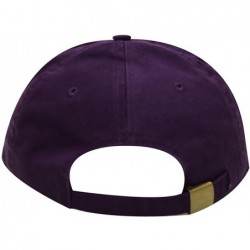 Baseball Caps Cute Snake Emoji Cotton Baseball Caps - Purple - C81862M0XMW $16.91