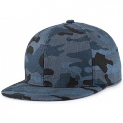 Baseball Caps Unisex Snapback Hats Adjustable USA Army Camouflage Flat Brim Baseball Cap - W179 - CN18R8OX0QQ $17.24