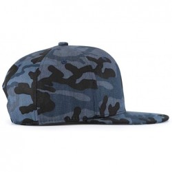 Baseball Caps Unisex Snapback Hats Adjustable USA Army Camouflage Flat Brim Baseball Cap - W179 - CN18R8OX0QQ $21.62
