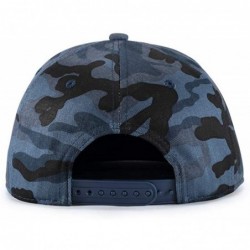 Baseball Caps Unisex Snapback Hats Adjustable USA Army Camouflage Flat Brim Baseball Cap - W179 - CN18R8OX0QQ $21.62