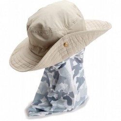 Sun Hats Floppy Quick Shade Original with Built-In Pull Down Face and Neck Sun Protection - TOP SELLER - C1115M3L9DT $14.05