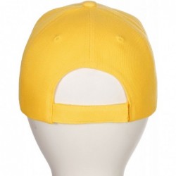 Baseball Caps Classic Baseball Hat Custom A to Z Initial Team Letter- Yellow Cap White Black - Letter F - CY18IDUDYDI $14.86