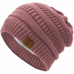 Skullies & Beanies Winter Hats for Women Knit Beanie Hat Thick Unisex Warm Skull Caps for Men Unisex Warm Skiing Beanies - CL...