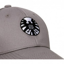 Baseball Caps Women Girls Captain Carol Danvers Caps Cosplay Hat Adjustable Shield Baseball Caps Grey - CA18R9G323H $19.92