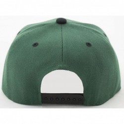 Baseball Caps Mexico with Bird Sublimation 3D Logo Snapback Baseball Hat Green - CZ1283JTVPB $50.59