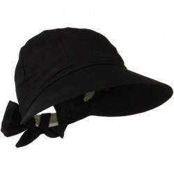 Visors Women's Classic Quintessential Sun Wide Visor Golf Hat - Black - CR11LBM4S5V $21.59
