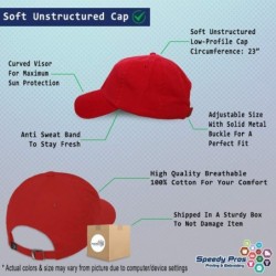 Baseball Caps Custom Soft Baseball Cap Ear of Corn Embroidery Dad Hats for Men & Women - Red - CL18SHIWT7Y $29.39