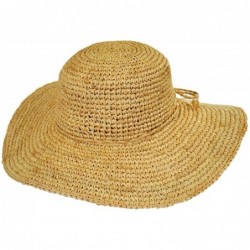 Sun Hats sur la tête Crochet Raffia Straw Swinger Hat - CS18GO7D327 $98.61