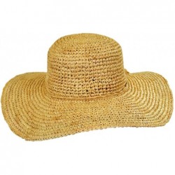 Sun Hats sur la tête Crochet Raffia Straw Swinger Hat - CS18GO7D327 $98.61